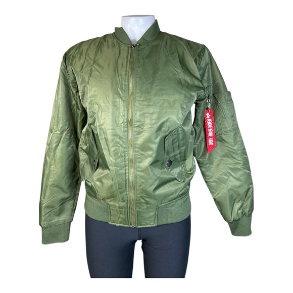 Asstseries Militare Women’s  Bomber Jacket Windbreaker Blue Lightweight Size S - Picture 1 of 15